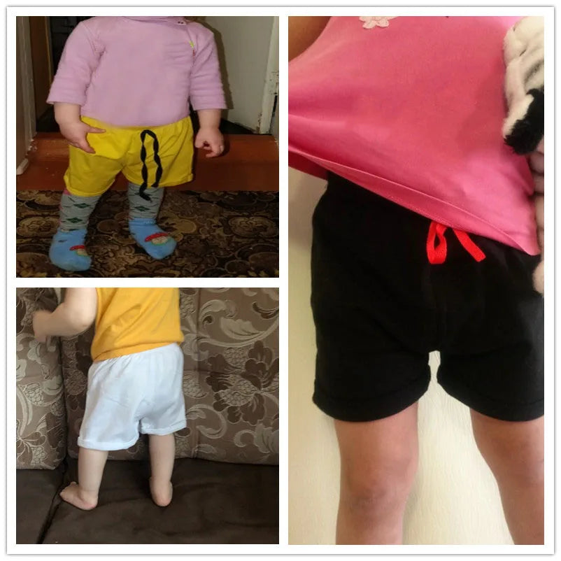 Baby & Toddler Summer Shorts – Soft Cotton, Breathable, Elastic Waist Beach & Sports Shorts for Boys & Girls