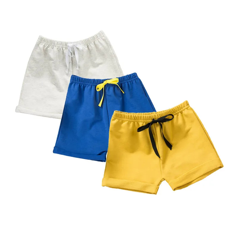 Baby & Toddler Summer Shorts – Soft Cotton, Breathable, Elastic Waist Beach & Sports Shorts for Boys & Girls