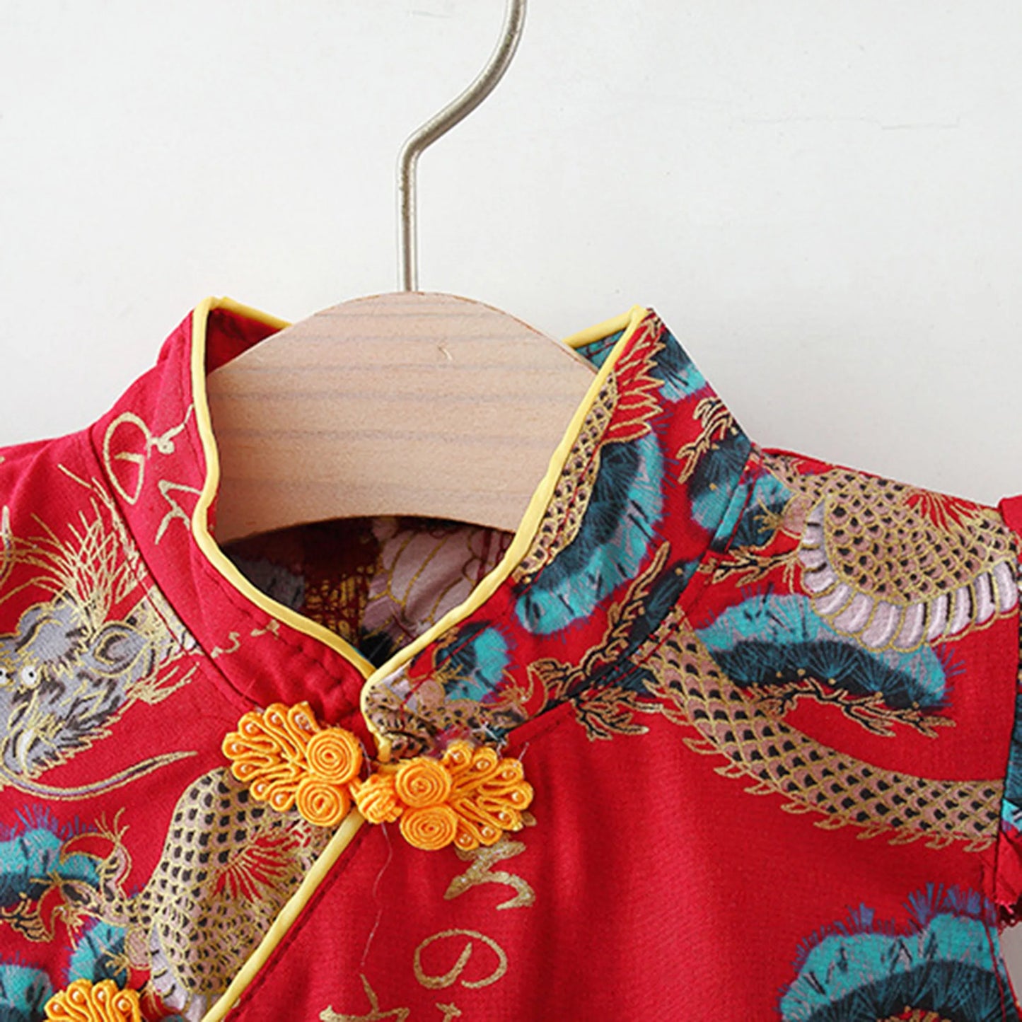 Embroidered Chinese-Style Princess Dress with Flying Sleeves, Perfect for Birthdays & Parties