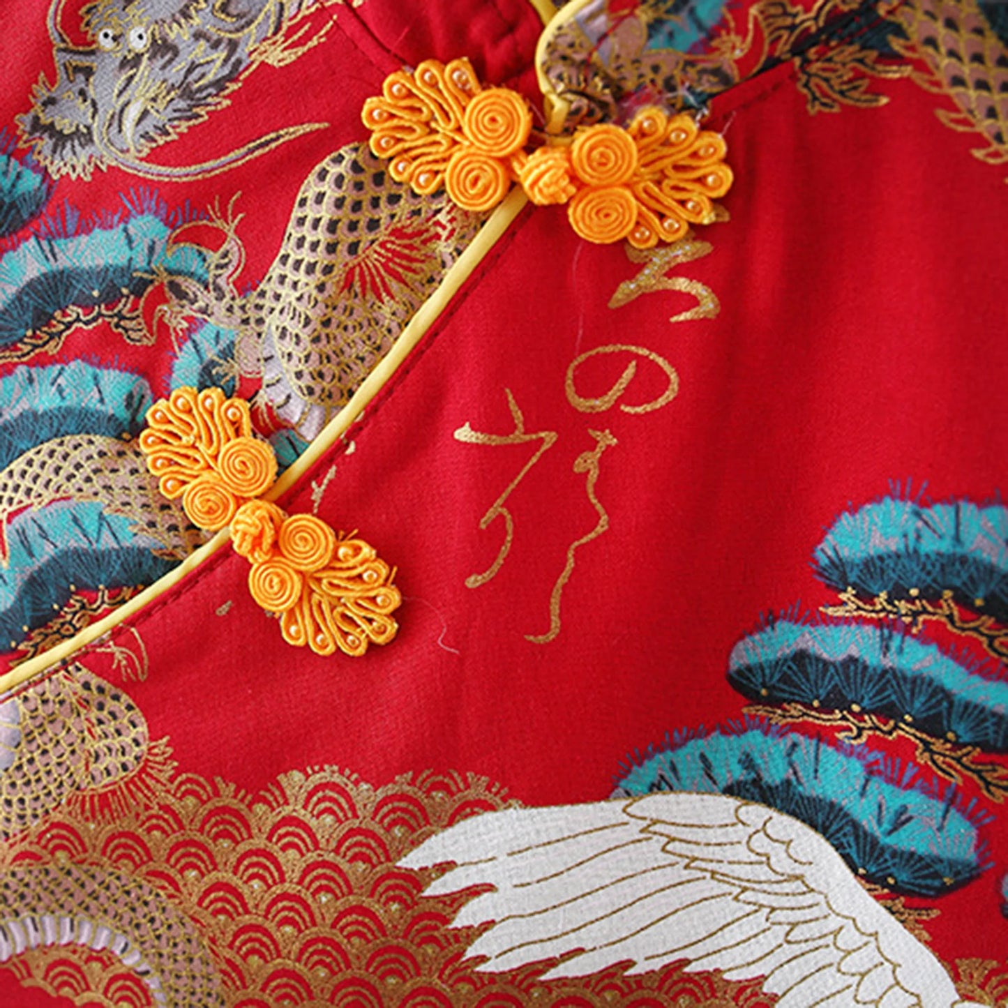 Embroidered Chinese-Style Princess Dress with Flying Sleeves, Perfect for Birthdays & Parties